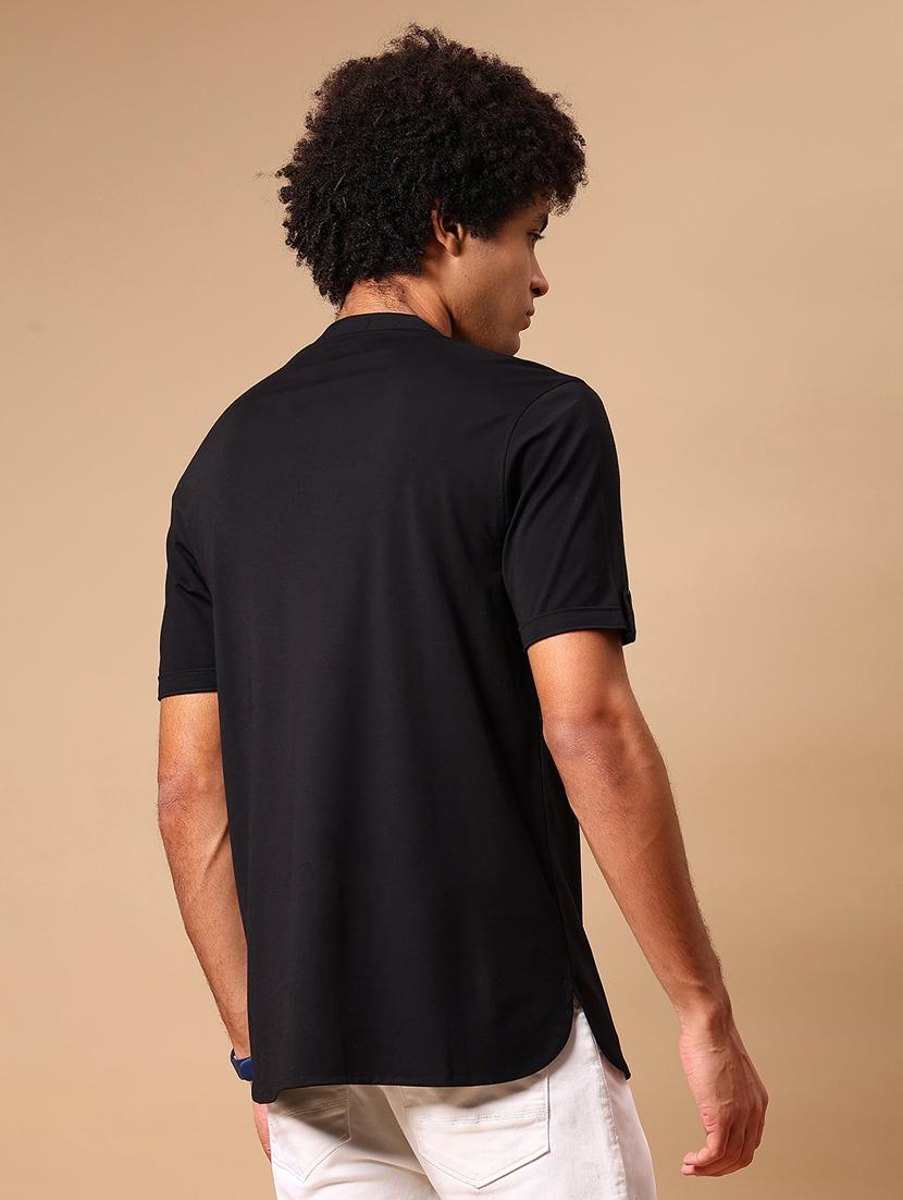 men solid short sleeve regular fit t-shirt - 21905000 - Standard Image - 3