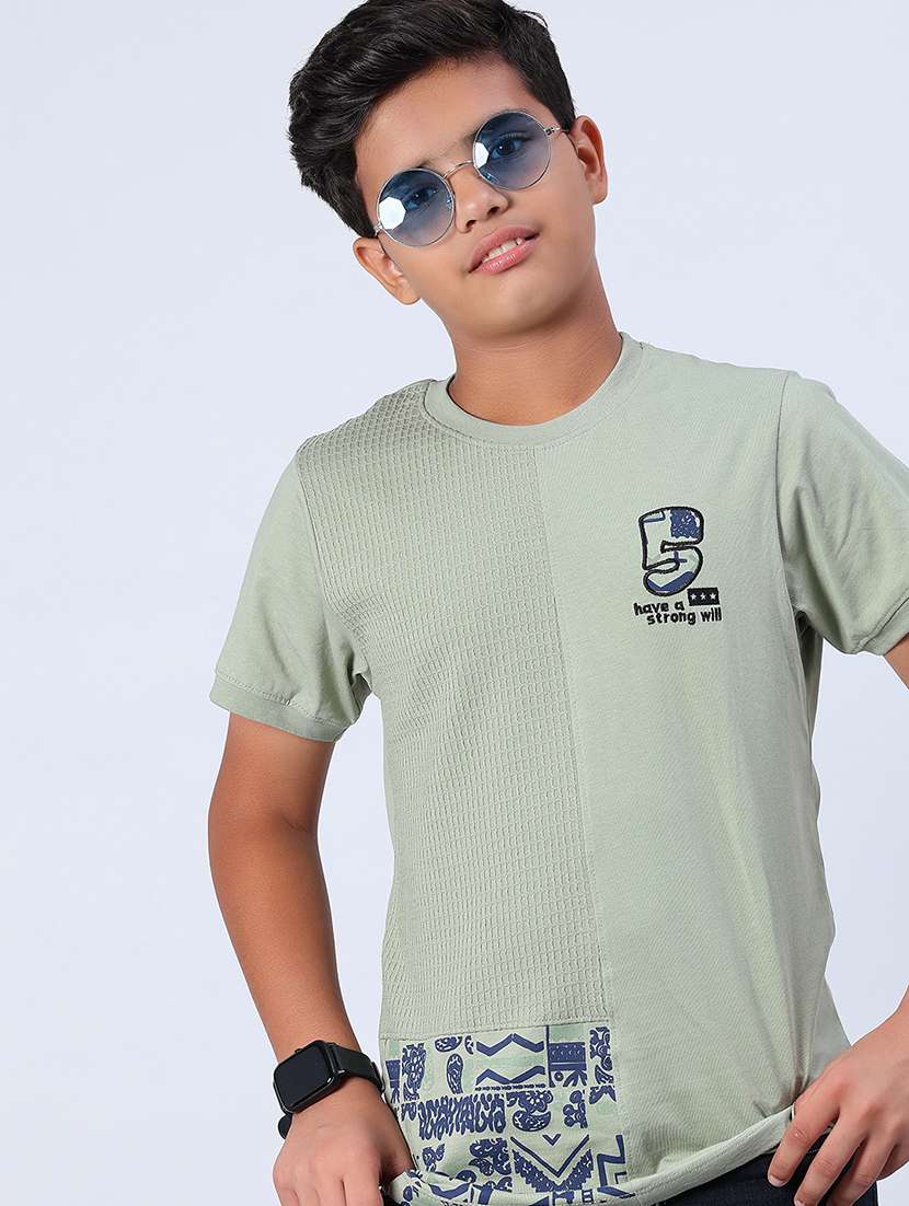 boys printed short sleeve t-shirt