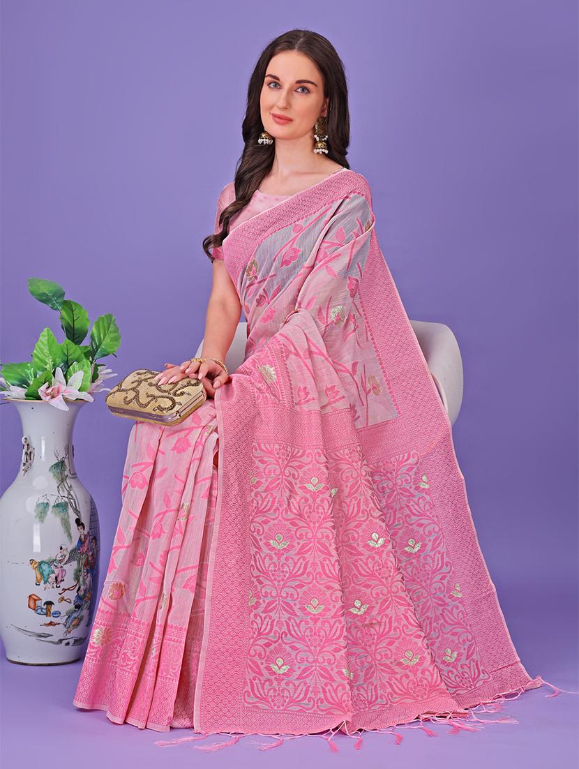 women self design banarasi saree with blouse - 21905265 - Standard Image - 3