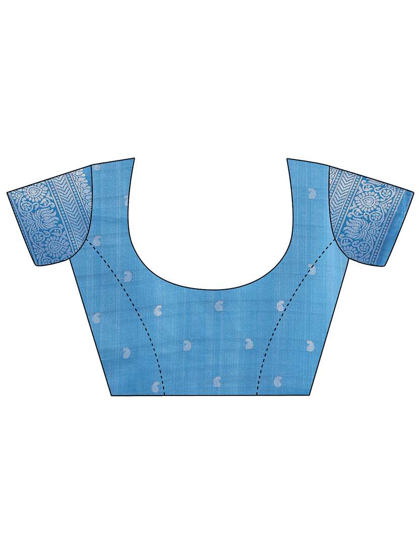 women self design banarasi saree with blouse - 21905279 -  Standard Image - 5