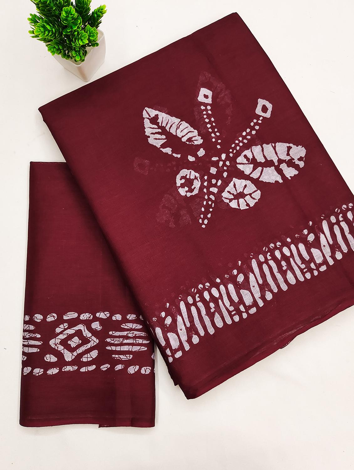 women printed casual wear saree with blouse - 21905320 - Standard Image - 3
