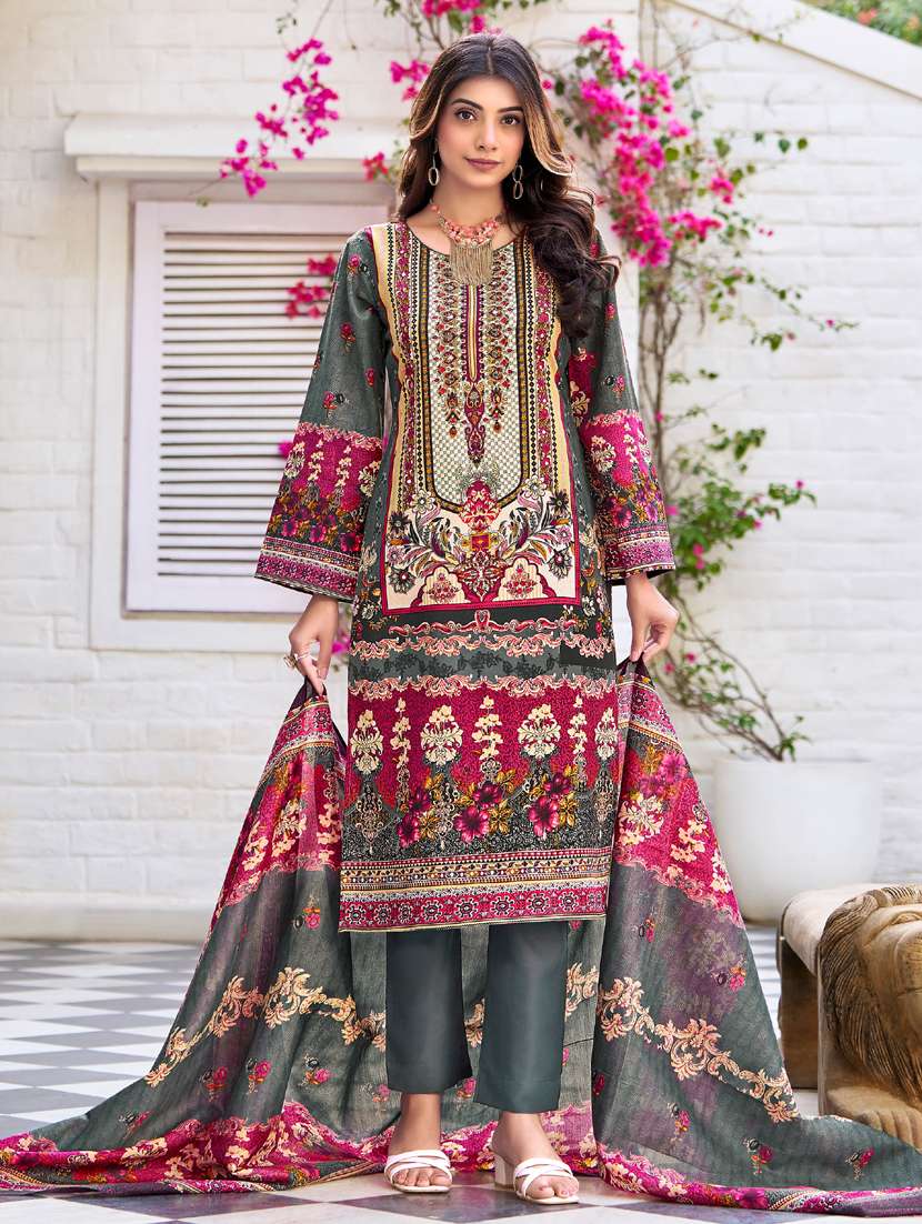 women long sleeve kurta pant with dupatta set - 21905441 - Zoom Image - 0