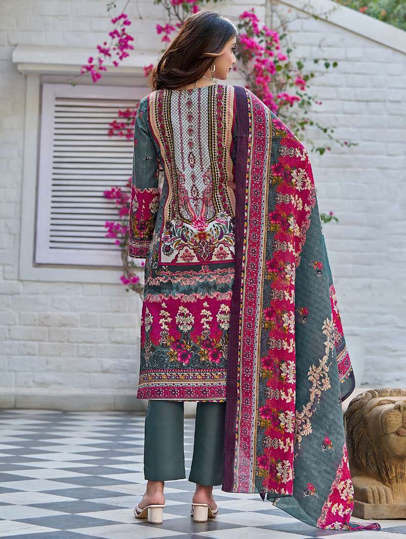 women long sleeve kurta pant with dupatta set - 21905441 - Standard Image - 3