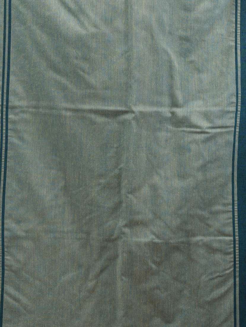 women solid handloom saree with blouse - 21905496 -  Standard Image - 5