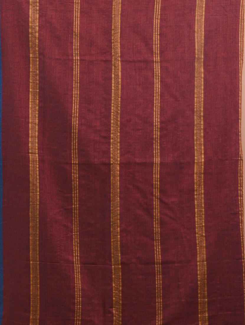 women solid handloom saree - 21905503 - Standard Image - 5