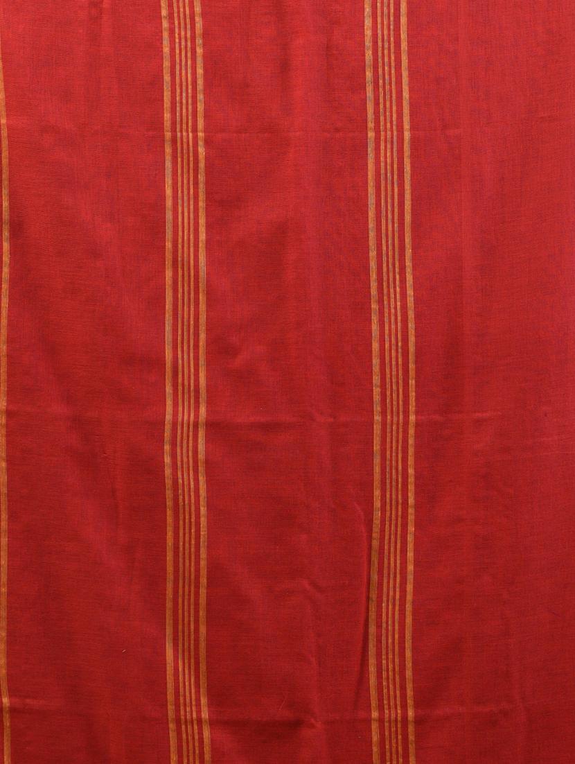 women solid handloom saree - 21905506 - Standard Image - 5