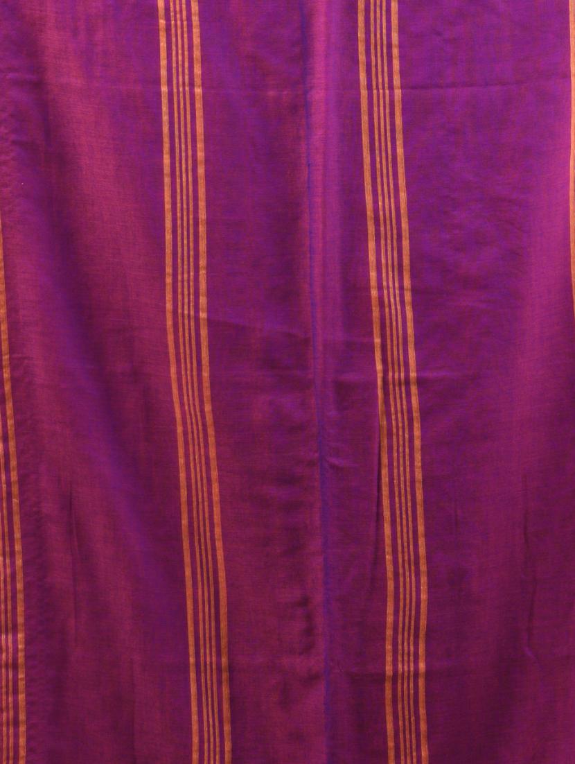 women solid handloom saree - 21905507 - Standard Image - 5