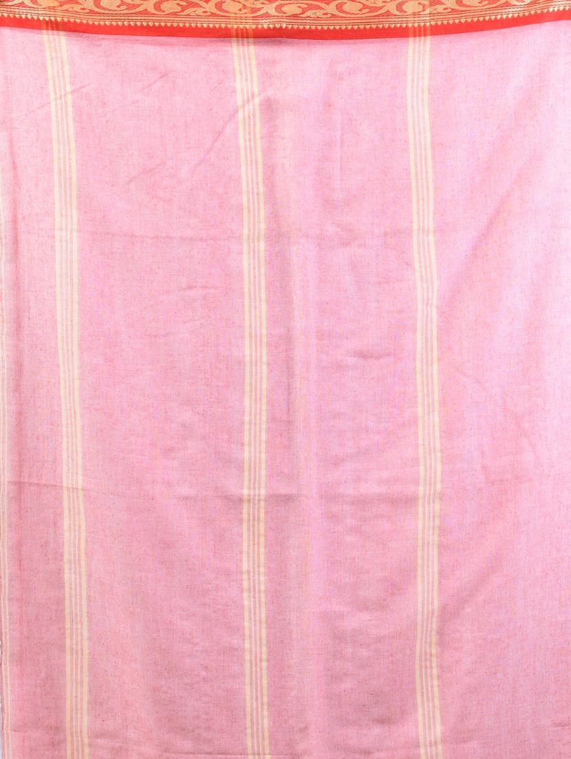 women solid handloom saree - 21905509 - Standard Image - 5