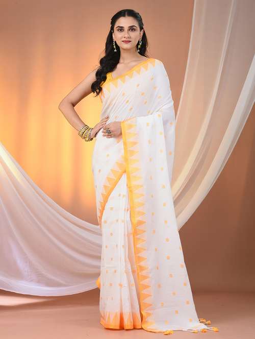 women self design handloom saree with blouse - 21905521 -  Standard Image - 0