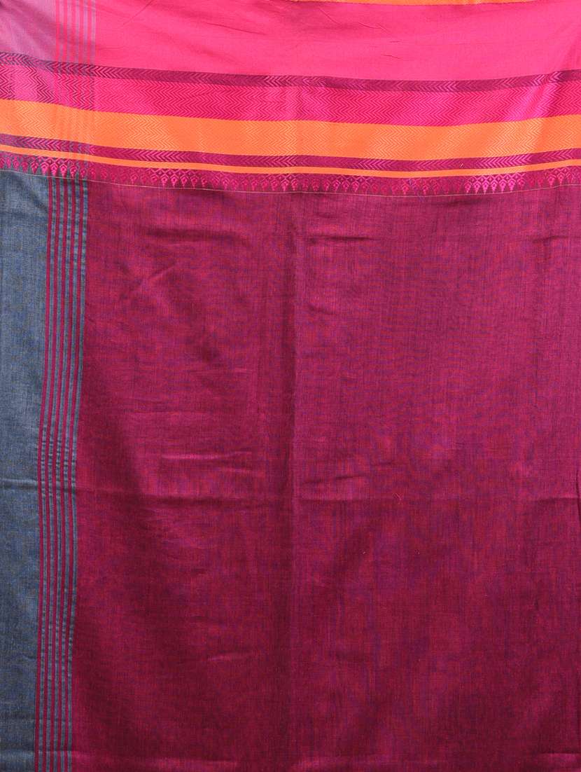 women grey handloom saree with blouse - 21905540 -  Standard Image - 5