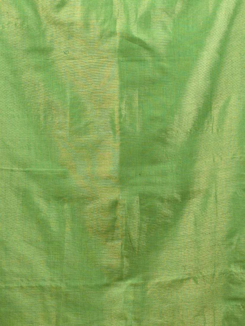 women solid with bordered handloom saree with blouse - 21905561 -  Standard Image - 5