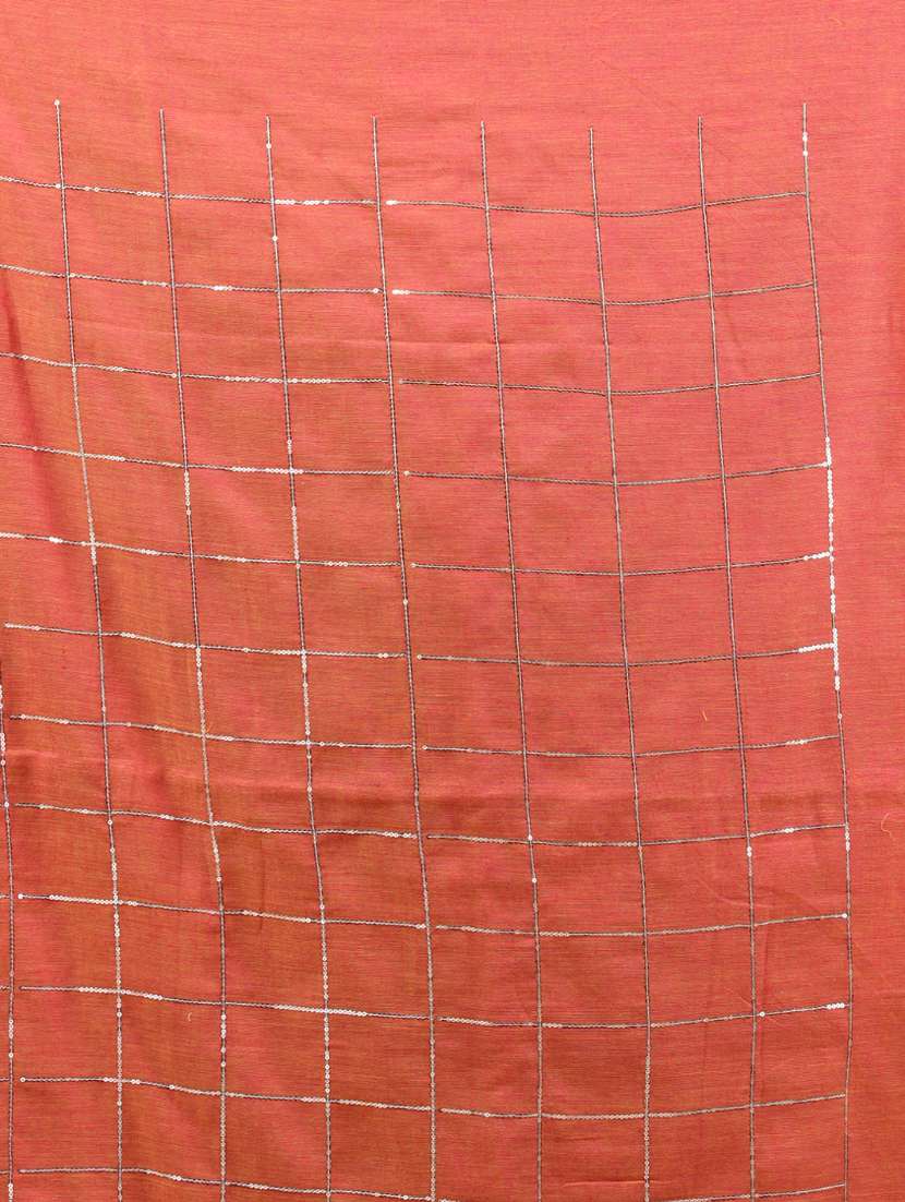 women checkered handloom saree with blouse - 21905576 -  Standard Image - 5