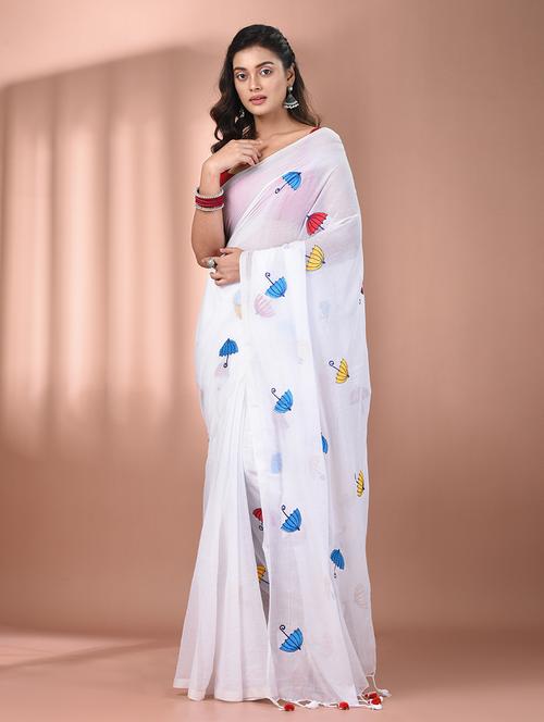women white handloom saree - 21905591 - Standard Image - 0