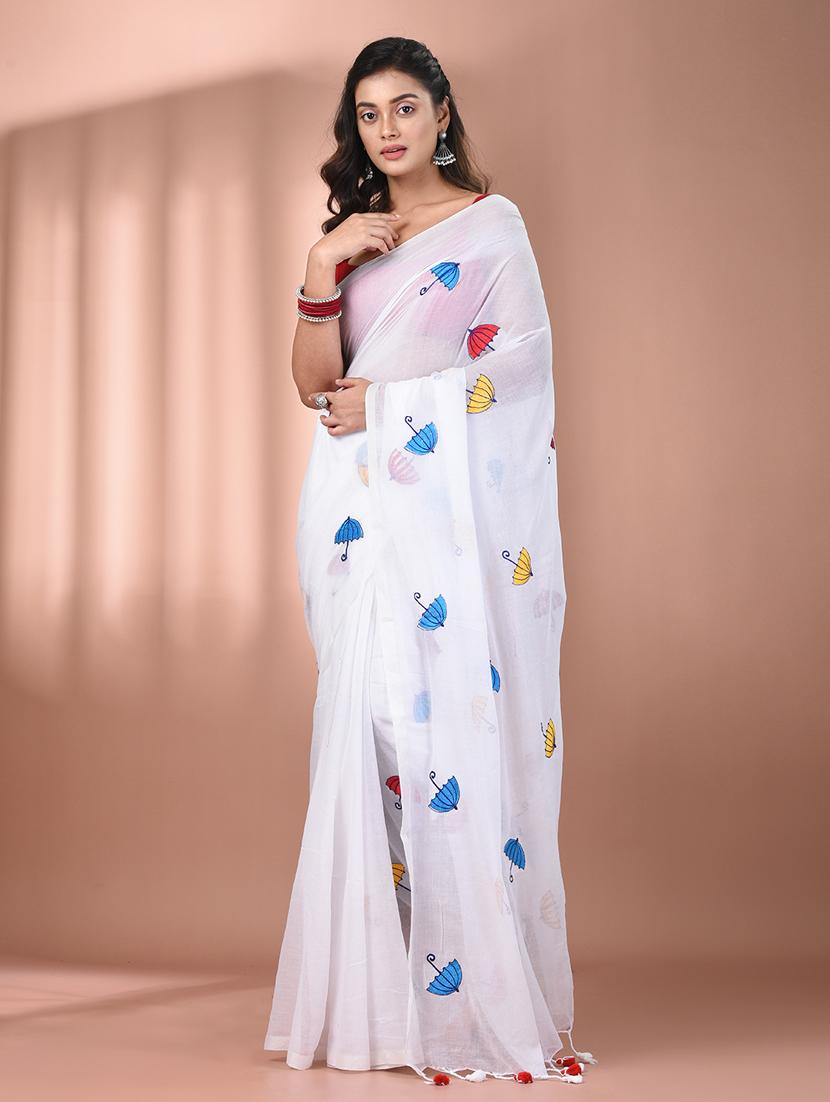 women white handloom saree - 21905591 - Zoom Image - 0