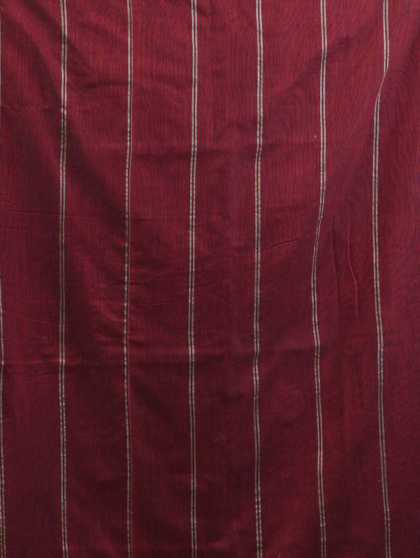 women striped handloom saree with blouse - 21905592 -  Standard Image - 5