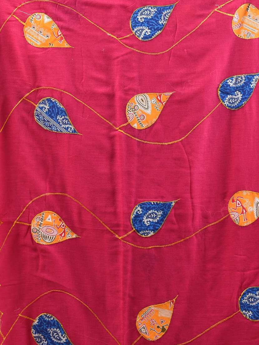 women pink handloom saree - 21905605 - Standard Image - 5