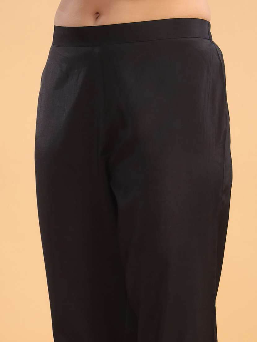 women solid long sleeve kurta pant with dupatta set - 21906154 - Standard Image - 5