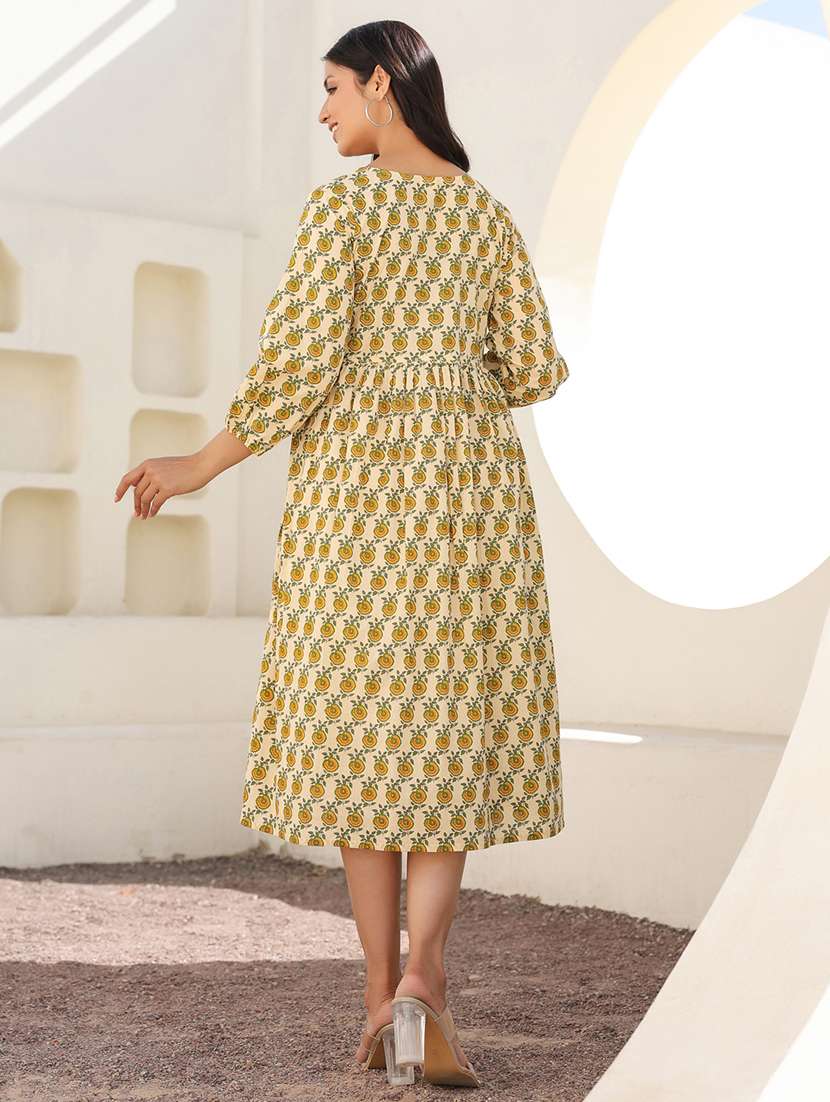 women floral printed maternity wear dress - 21906325 -  Standard Image - 3