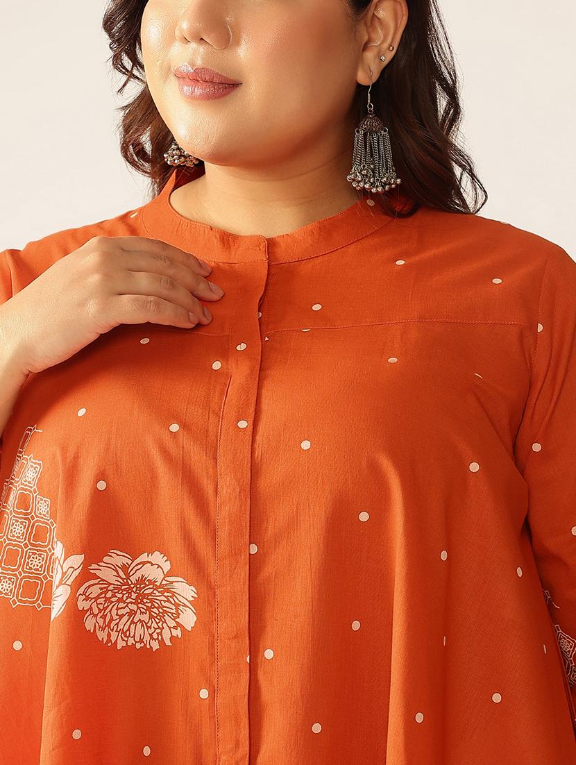 women plus size three quarter sleeve tunic - 21906340 - Standard Image - 5