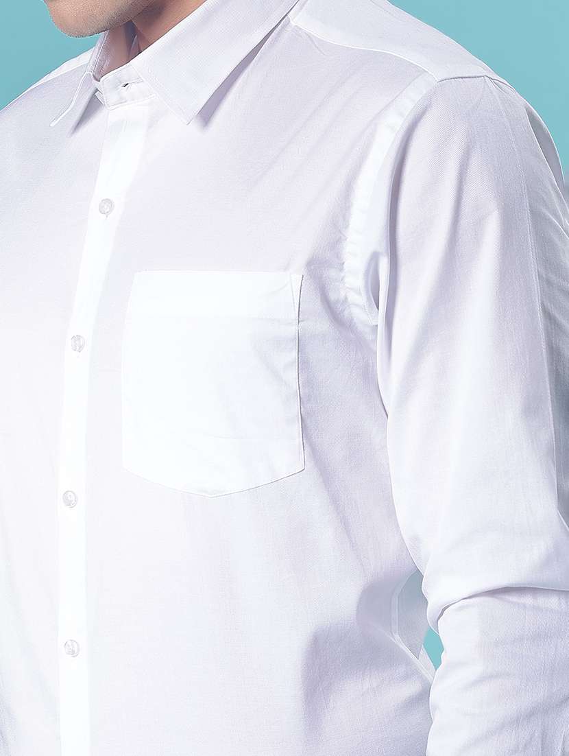 men solid long sleeve collared shirt - 21906423 -  Standard Image - 5