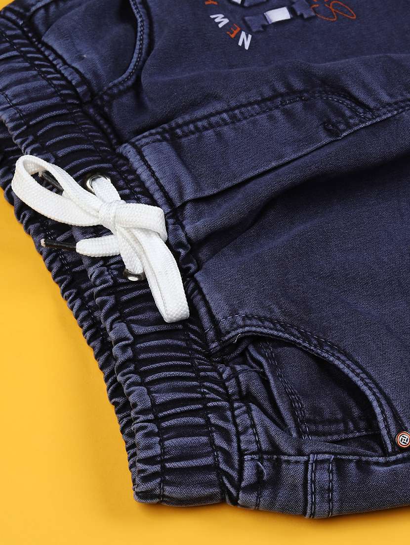 boys solid mid rise jogger  - 21906457 -  Standard Image - 3