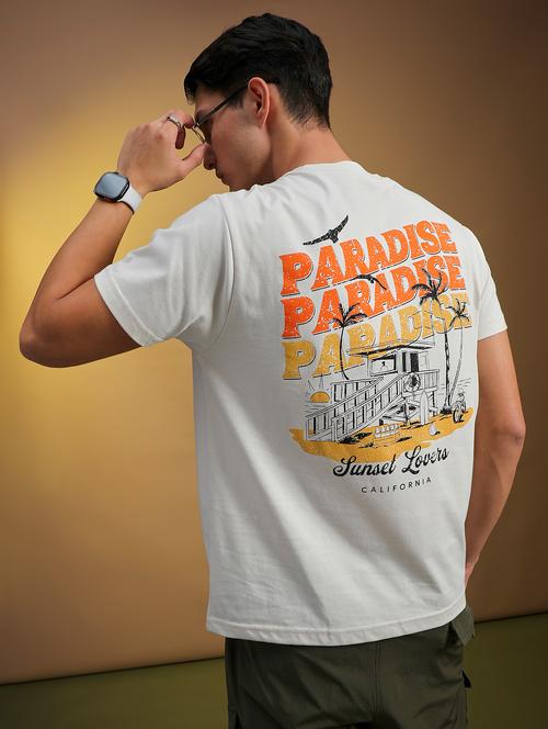 light grey poly cotton single jersey tshirt - 21906463 - Standard Image - 0
