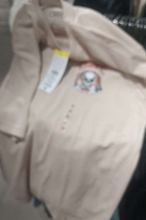 cream poly cotton single jersey tshirt - 21906500 - Standard Image - 0