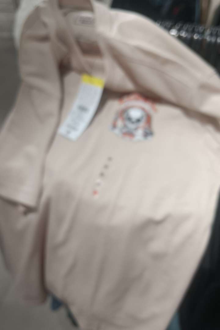 cream poly cotton single jersey tshirt - 21906500 - Zoom Image - 0