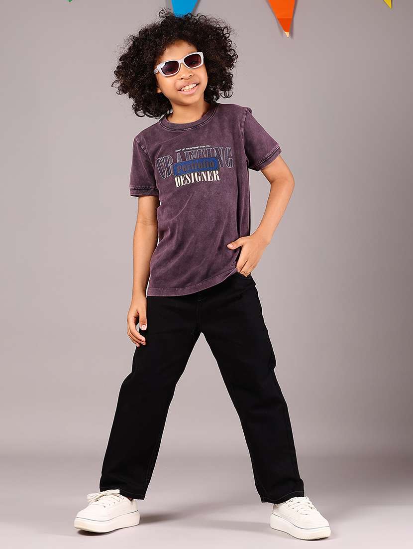 boys black solid mid rise relaxed jean - 21906698 -  Standard Image - 5