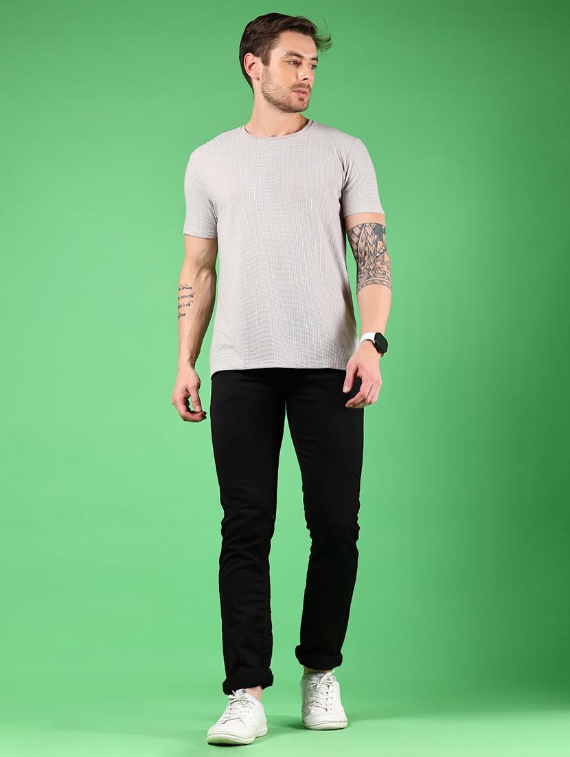 men solid mid rise slim fit jean - 21906794 - Standard Image - 5