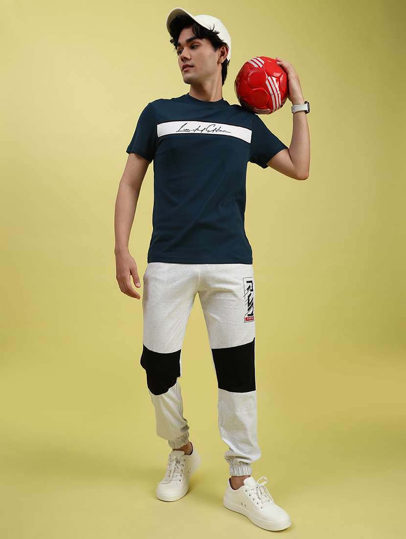 men chest print short sleeve regular fit t-shirt - 21906802 -  Standard Image - 3