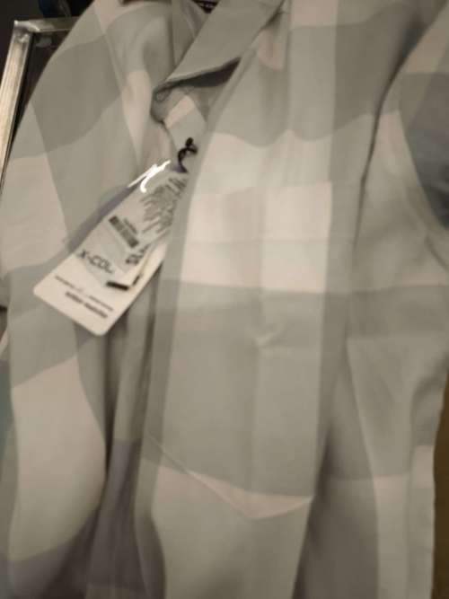 light grey poly cotton casual shirt - 21906842 -  Standard Image - 0