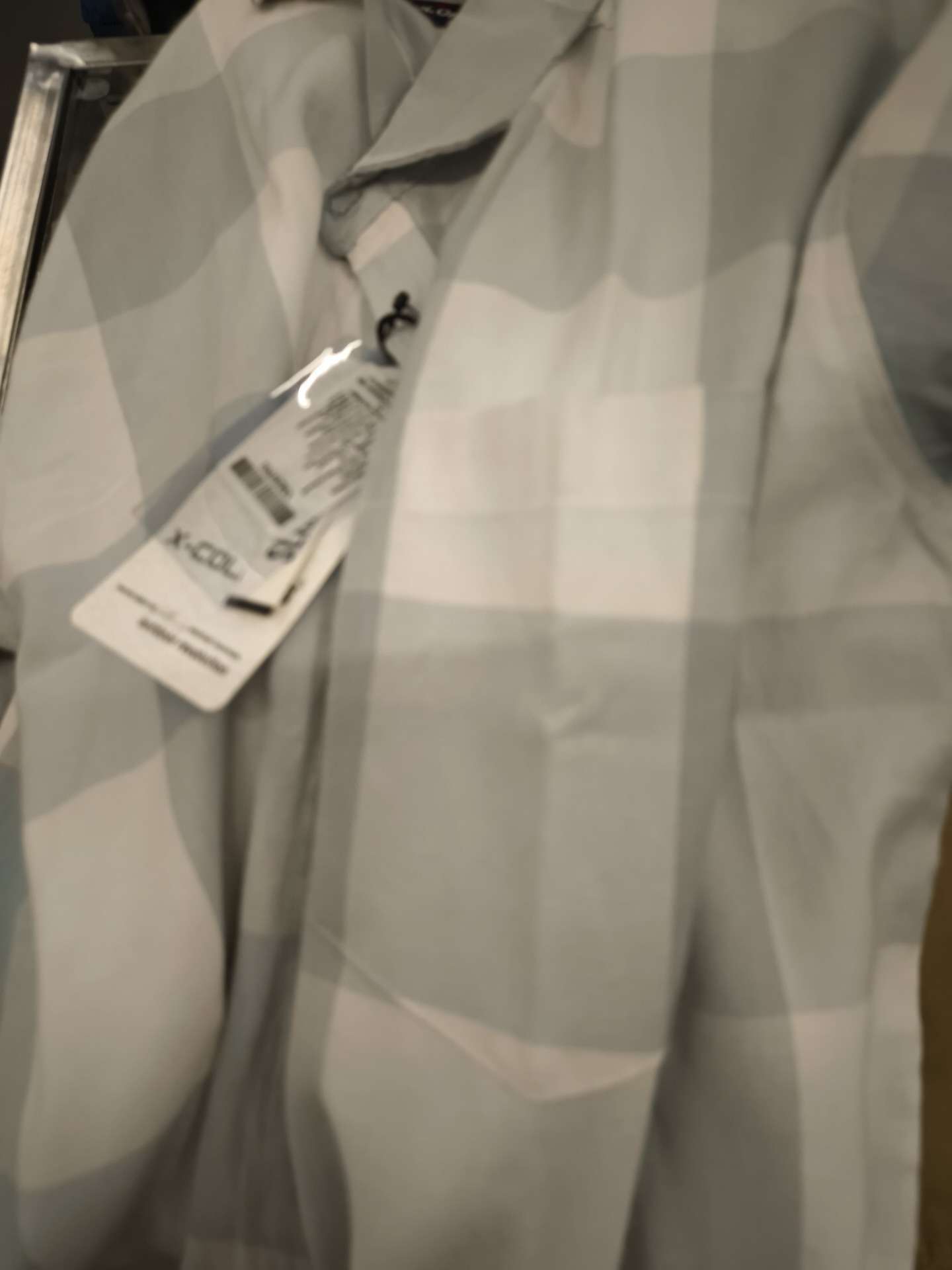 light grey poly cotton casual shirt - 21906842 -  Zoom Image - 0