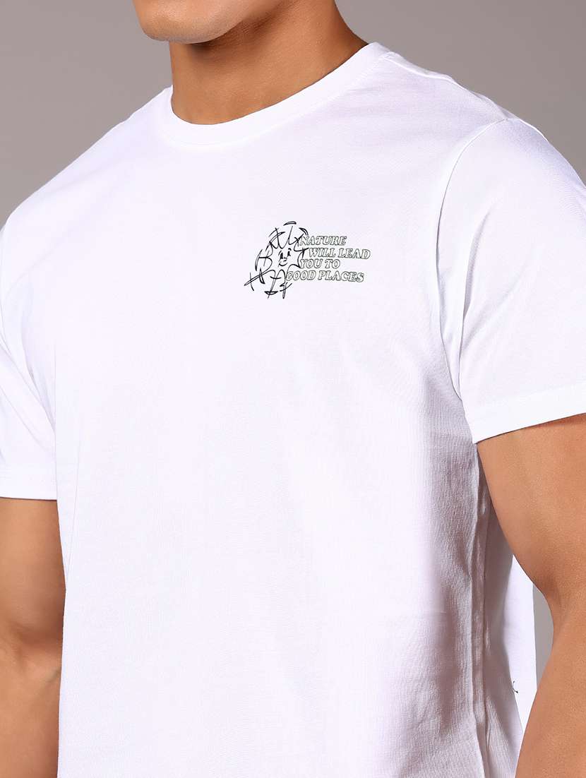 men printed short sleeve regular fit t-shirt - 21906857 -  Standard Image - 3