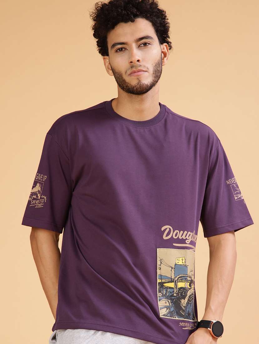 men graphic short sleeve regular fit t-shirt