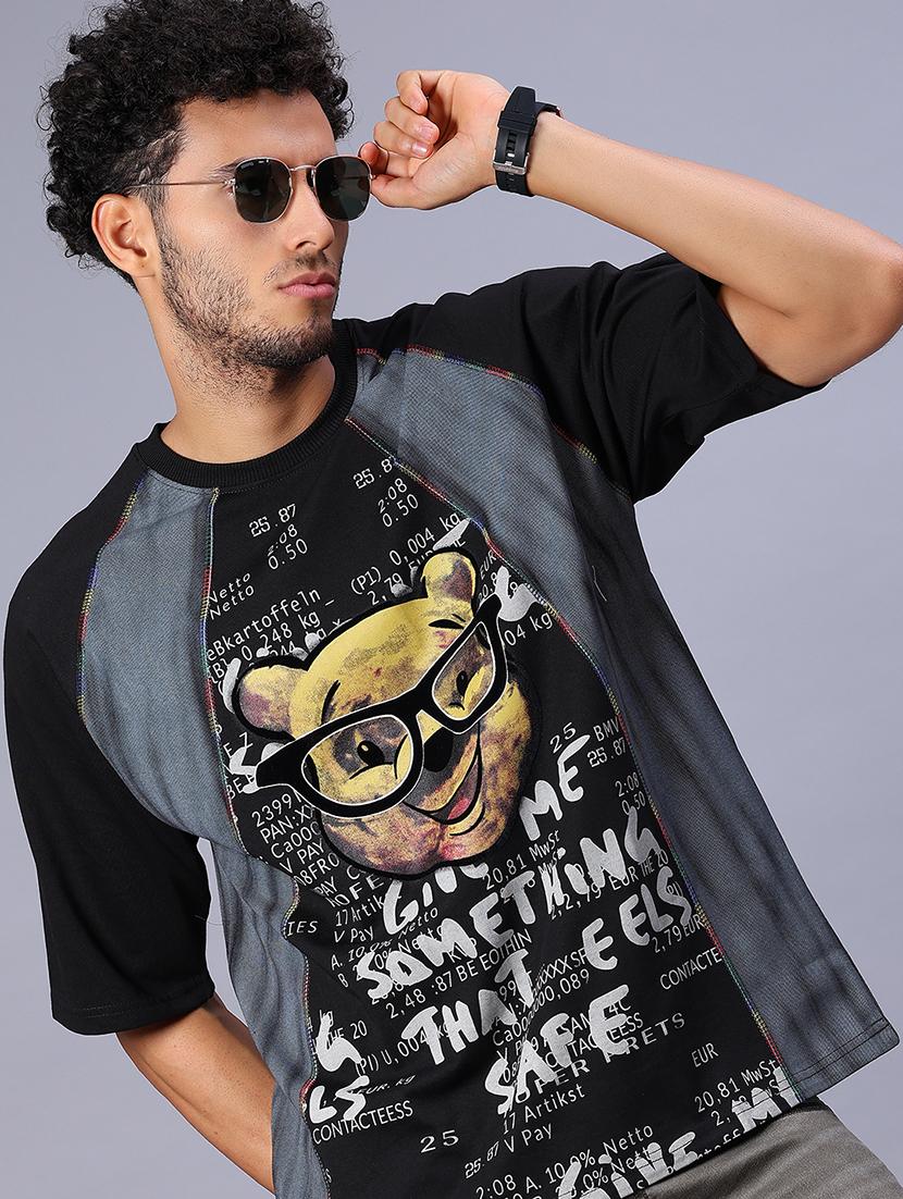 men printed short sleeve regular fit t-shirt - 21906875 - Zoom Image - 0