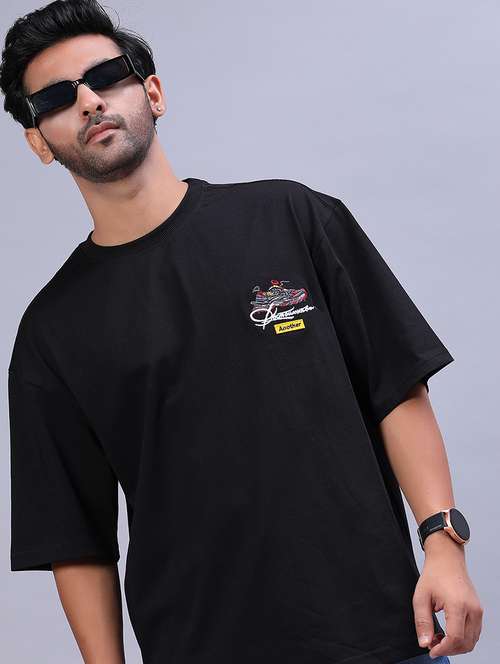 men back print short sleeve oversized t-shirt - 21906877 -  Standard Image - 0