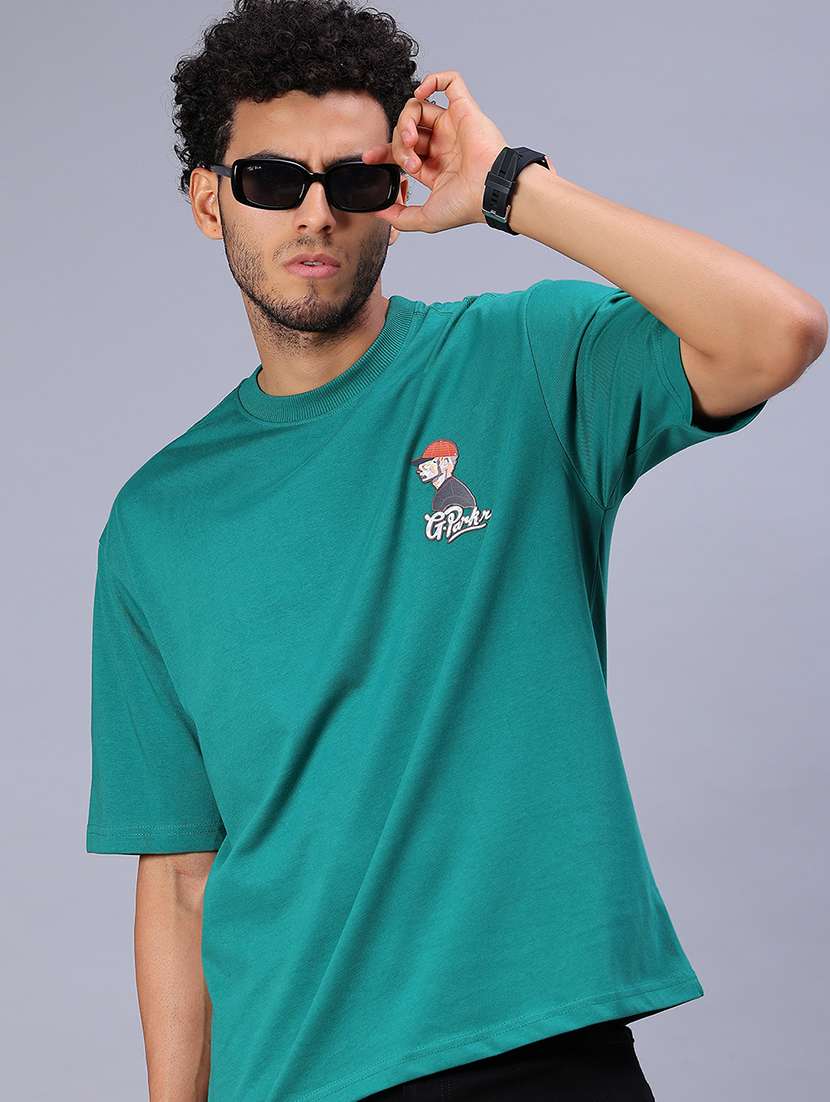 men back print short sleeve regular fit t-shirt - 21906878 -  Zoom Image - 0