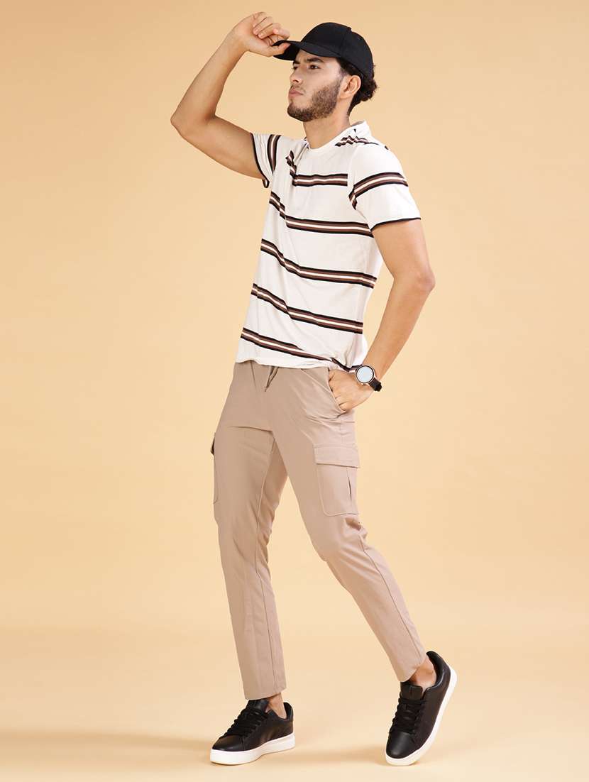 men striped short sleeve regular fit t-shirt - 21906881 -  Standard Image - 3