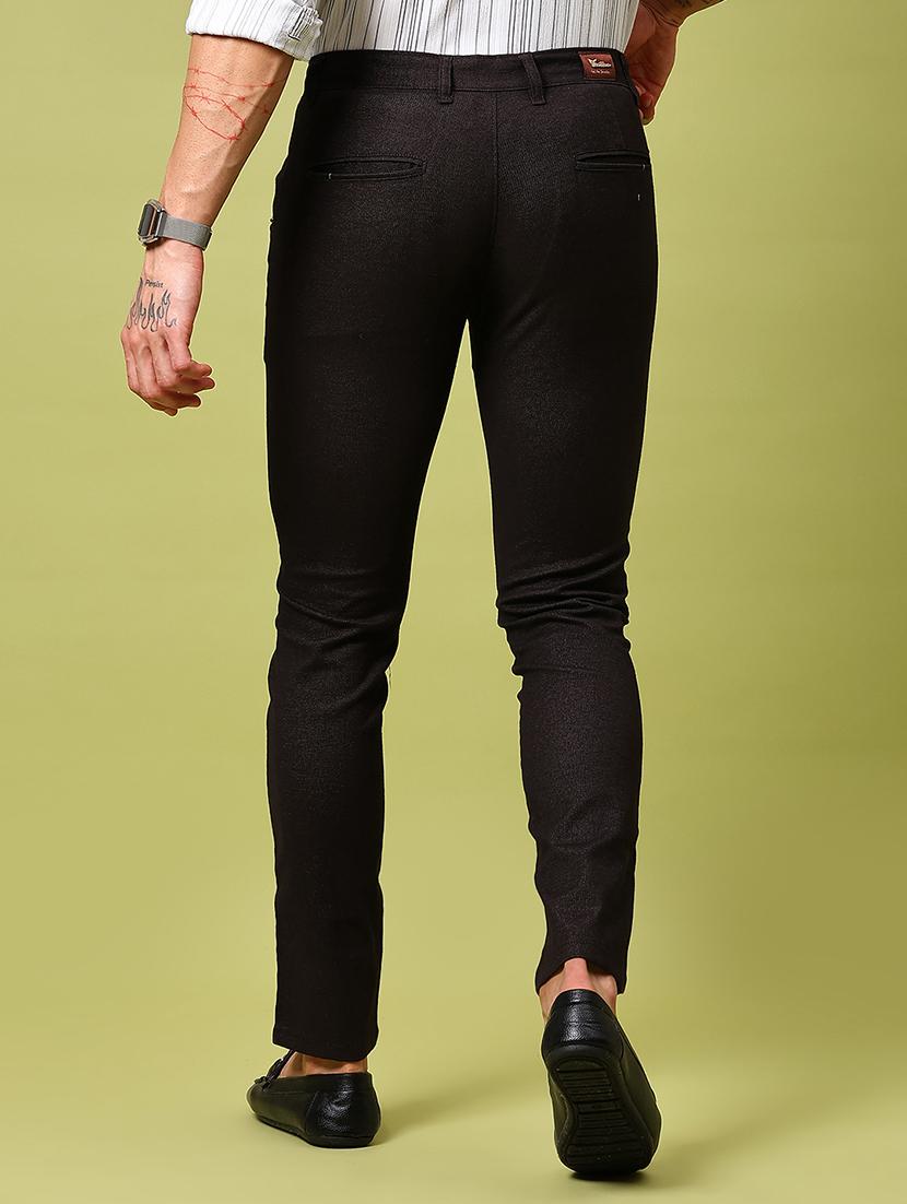 men solid mid rise slim fit chinos - 21906893 - Standard Image - 3