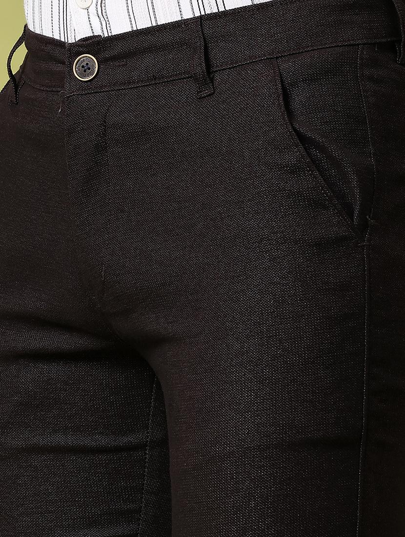 men solid mid rise slim fit chinos - 21906893 - Standard Image - 5