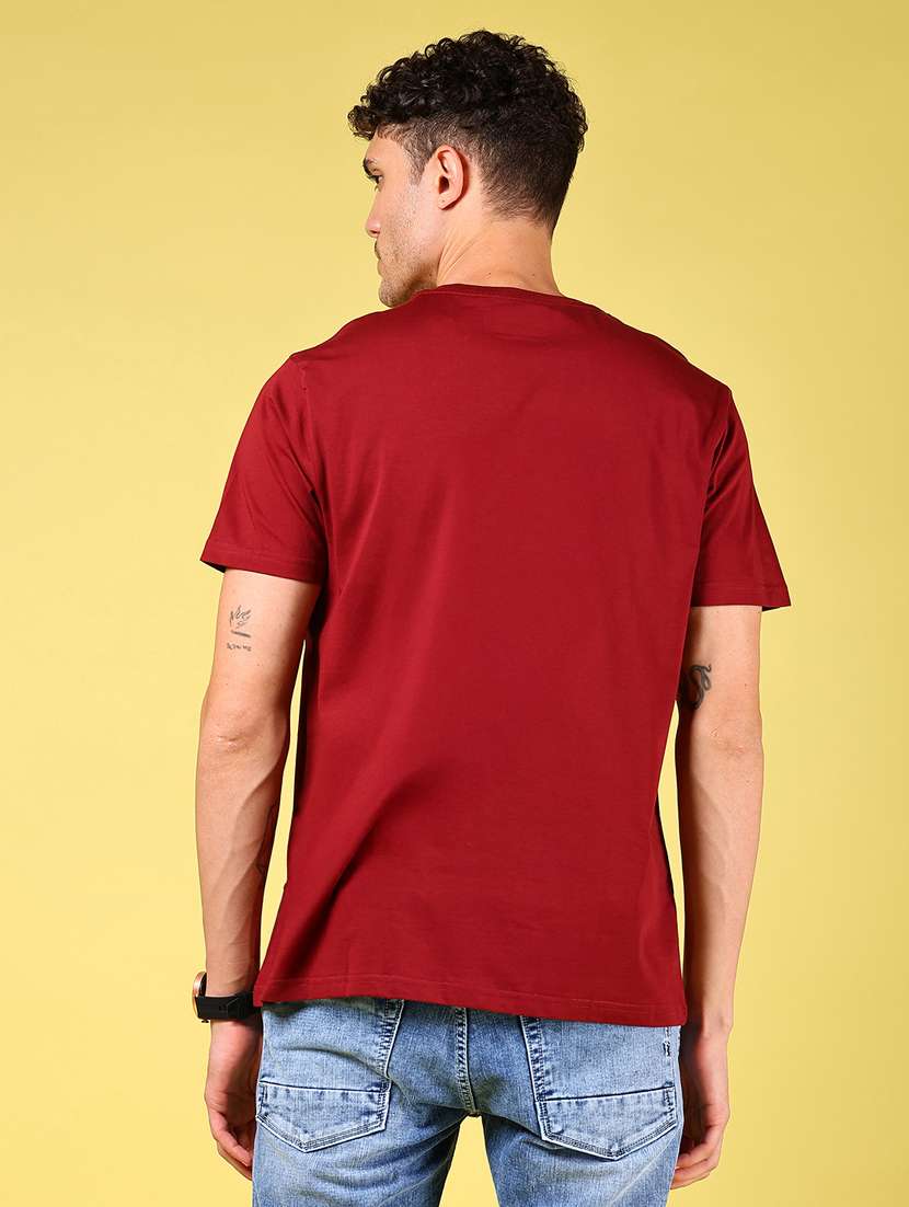 men printed short sleeve regular fit t-shirt - 21906901 -  Standard Image - 3