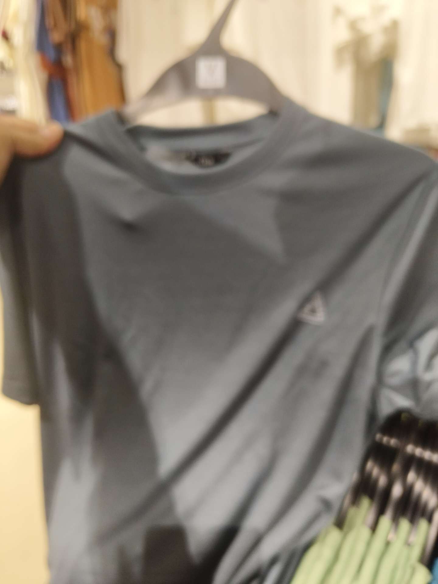 dark grey polyester tshirt - 21906907 - Zoom Image - 0