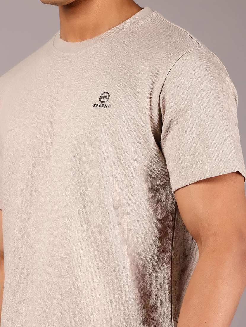 men solid short sleeve regular fit t-shirt - 21906943 - Standard Image - 3