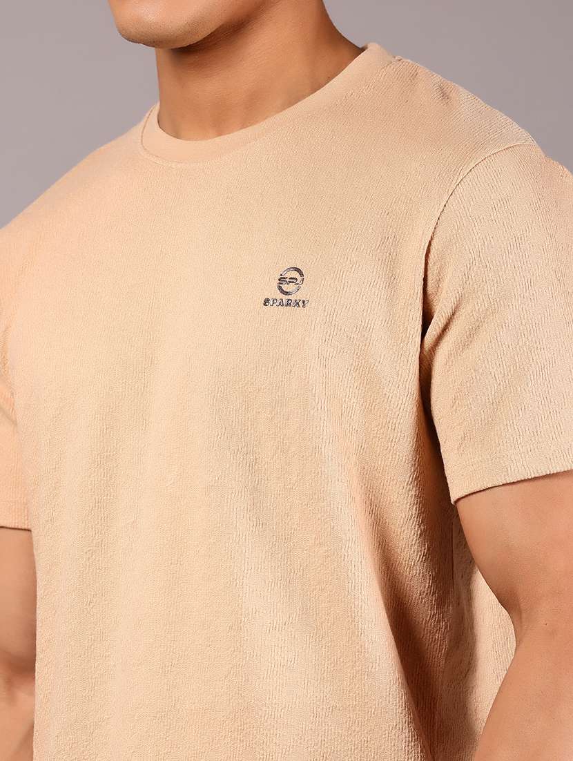 men solid short sleeve regular fit t-shirt - 21906944 -  Standard Image - 3