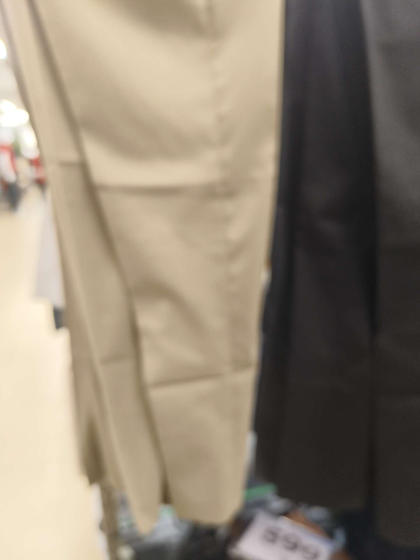 fawn polyester formal trousers - 21906975 -  Zoom Image - 0