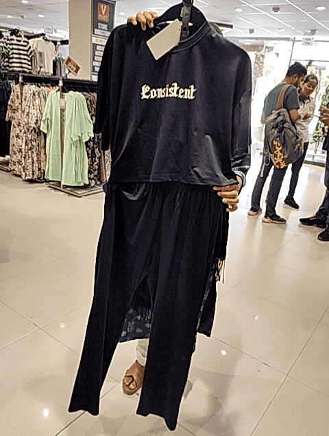navy blue tencel coord set - 21907085 - Zoom Image - 0