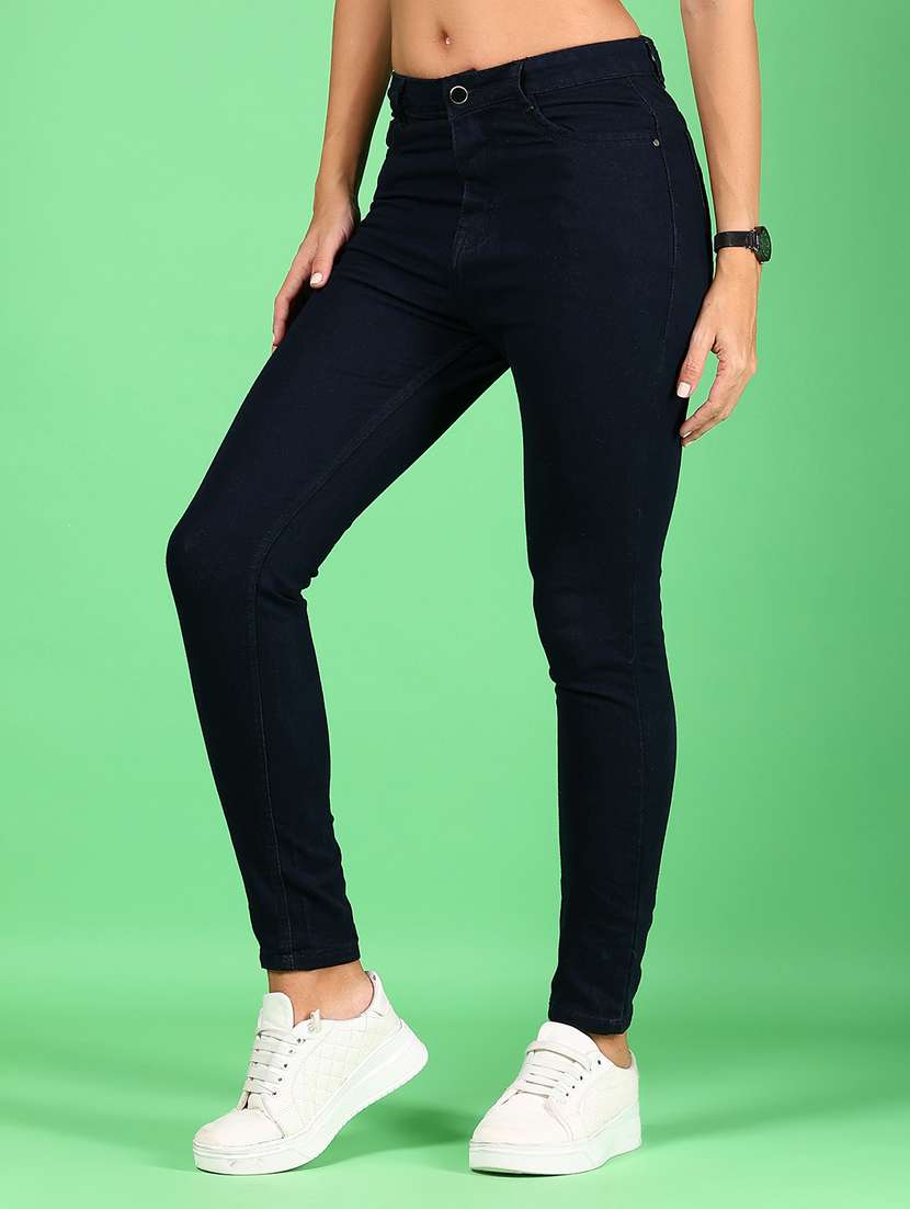 women solid mid rise slim fit jean - 21907104 -  Standard Image - 3