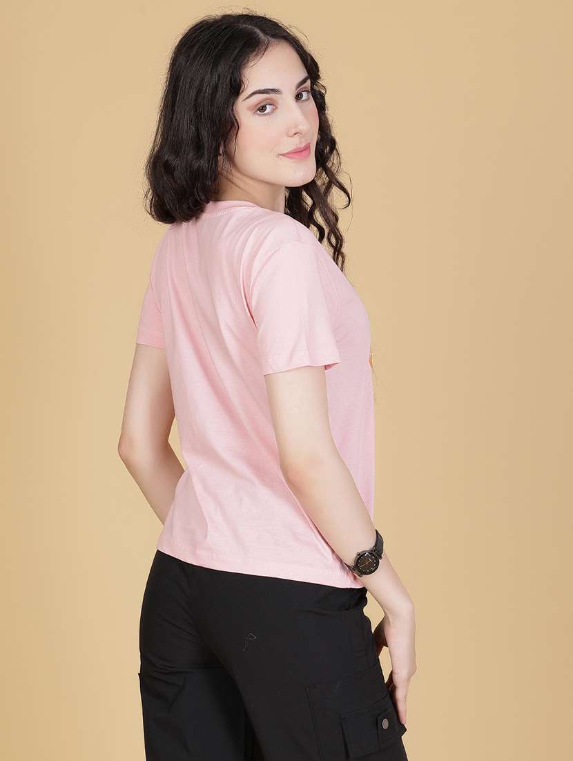 women printed short sleeve regular t-shirt - 21907115 -  Standard Image - 3