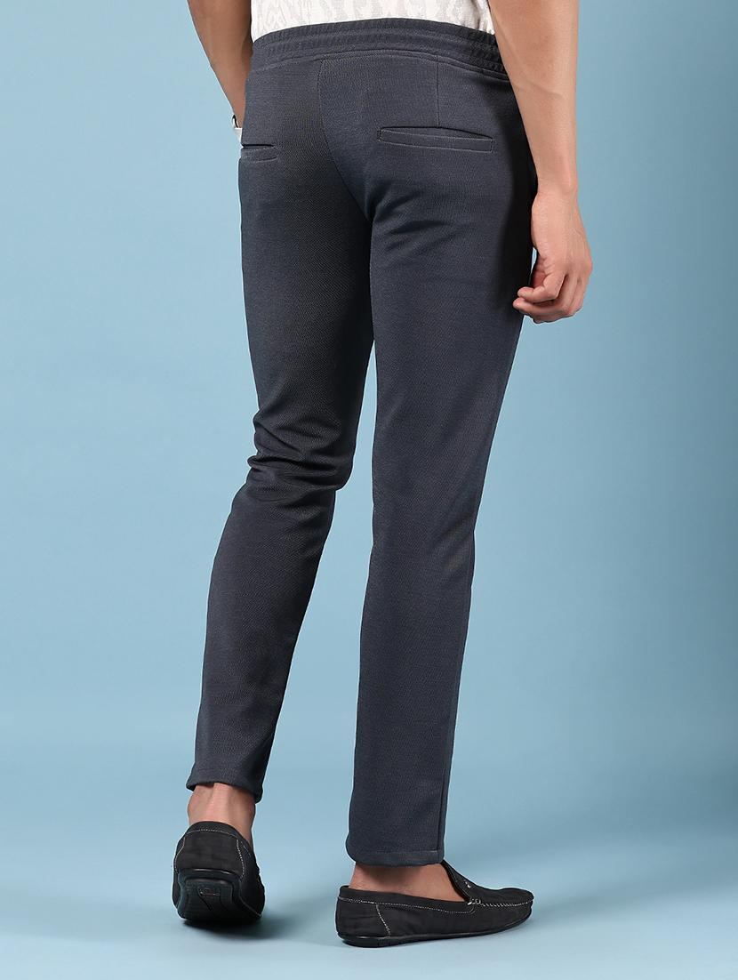 men solid mid rise slim fit chinos - 21907585 - Standard Image - 3